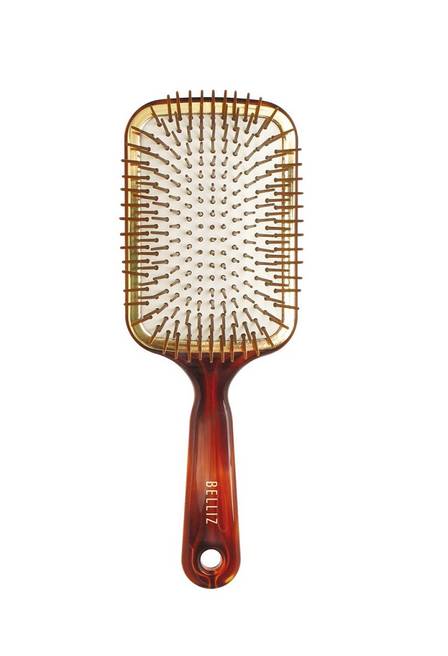 A paddle hairbrush