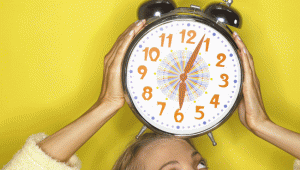 time-woman-clock